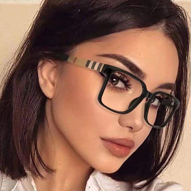 Stylish Anti Blue Light Glasses for Women | OwnSense | Polycarbonate Lenses | Plastic Titanium Frame Carauana Store