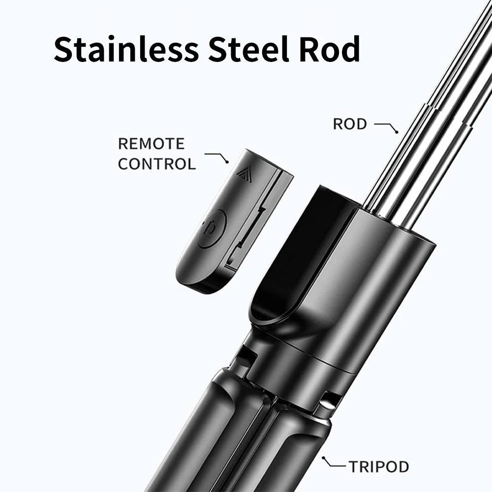 Versatile Selfie Stick & Phone Tripod | Stainless with Remote Control Carauana Store