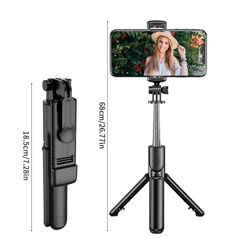 Versatile Selfie Stick & Phone Tripod | Stainless with Remote Control Carauana Store