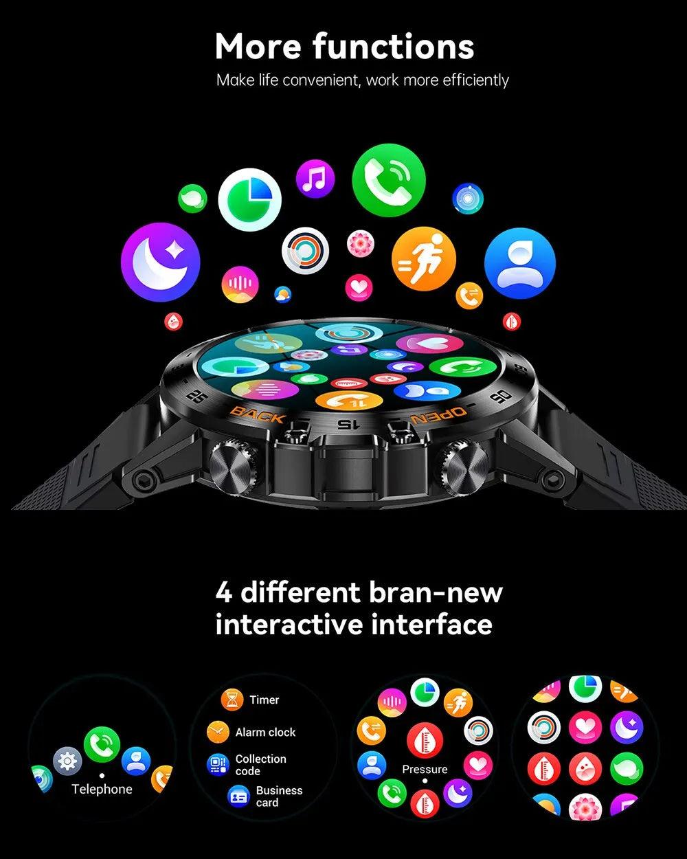 Xiaomi Bluetooth Call Smart Watch Men Carauana Store