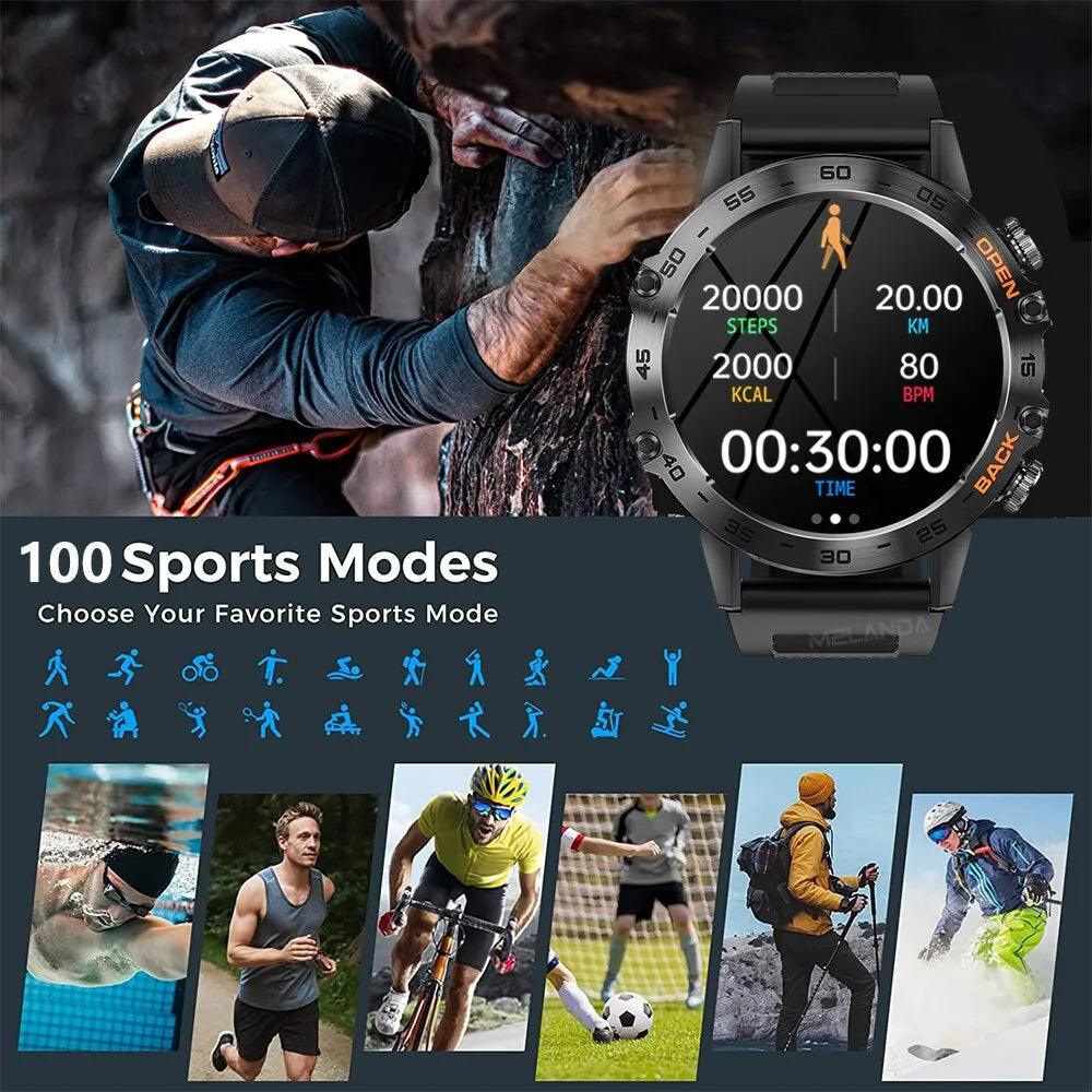 Xiaomi Bluetooth Call Smart Watch Men Carauana Store