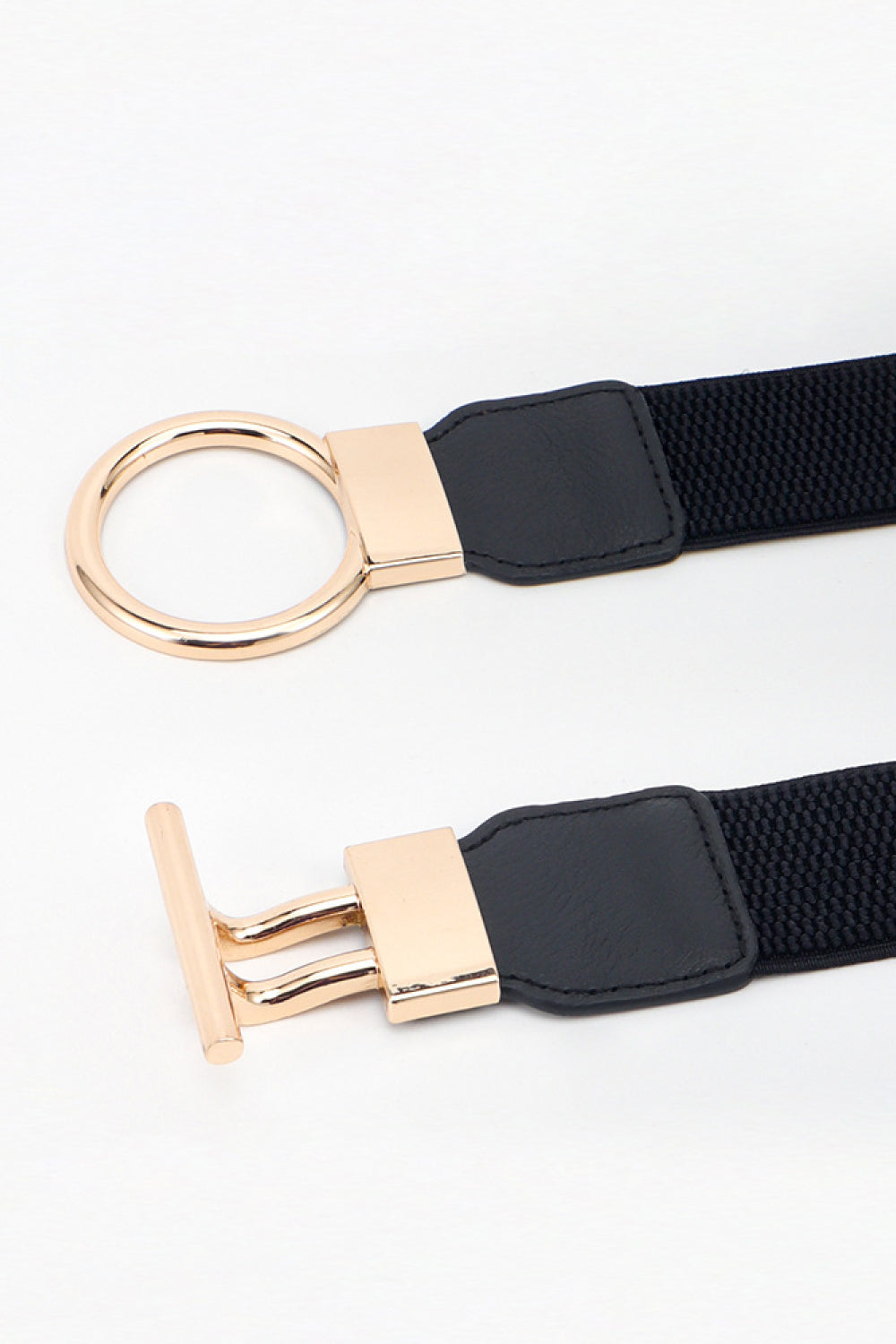 Circle Shape Buckle Zinc Alloy Buckle PU Leather Belt Carauana Store