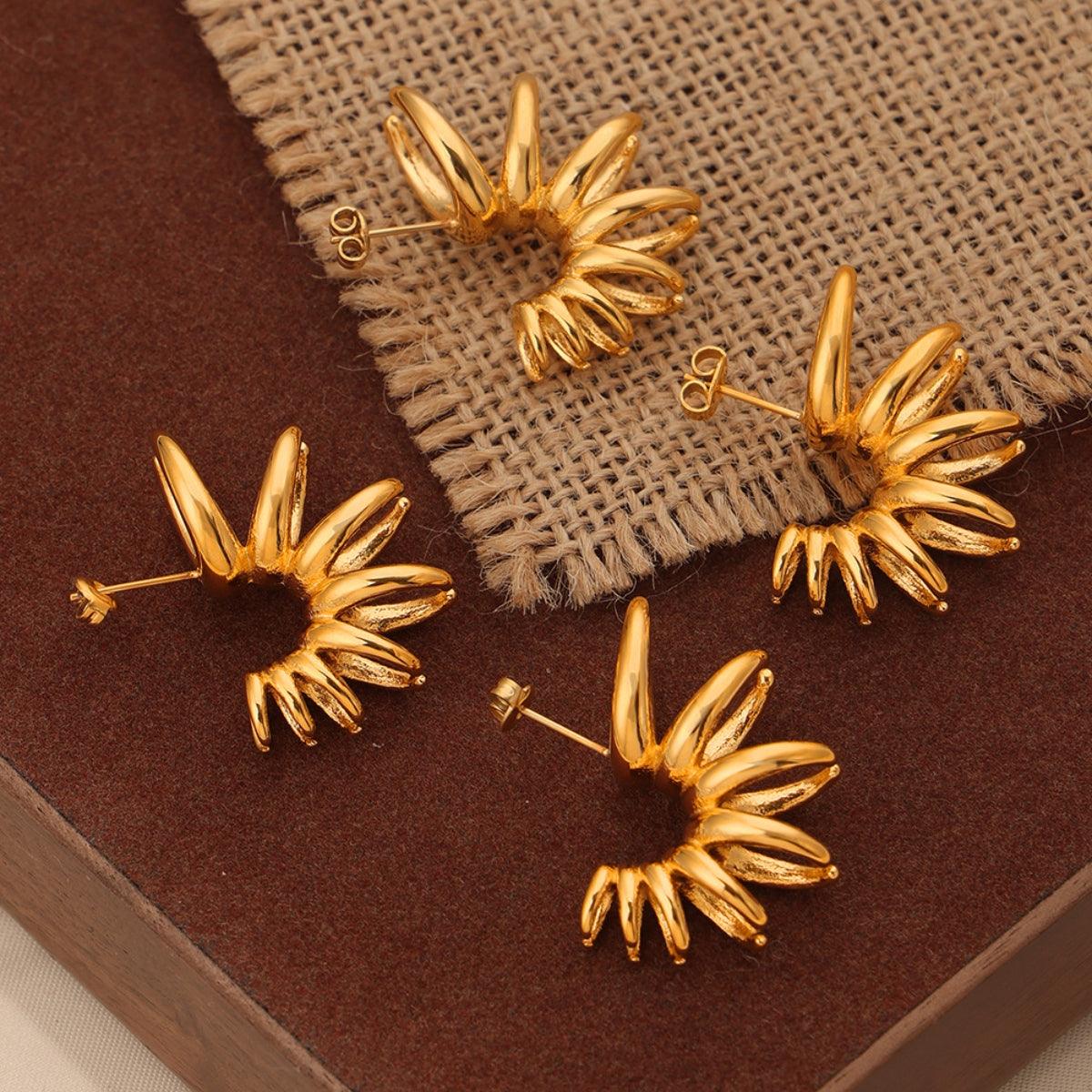 Titanium Steel Irregular Shape Earrings Carauana Store