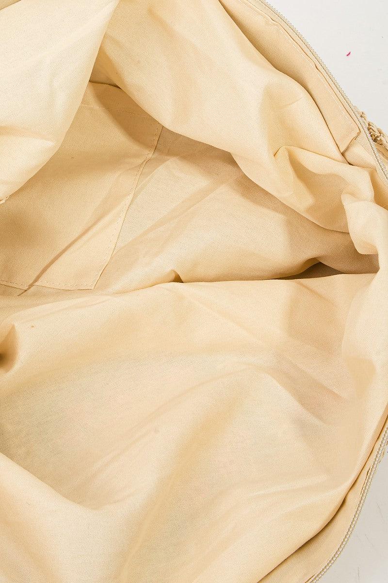 Fame Flower Braided Tote Bag Carauana Store