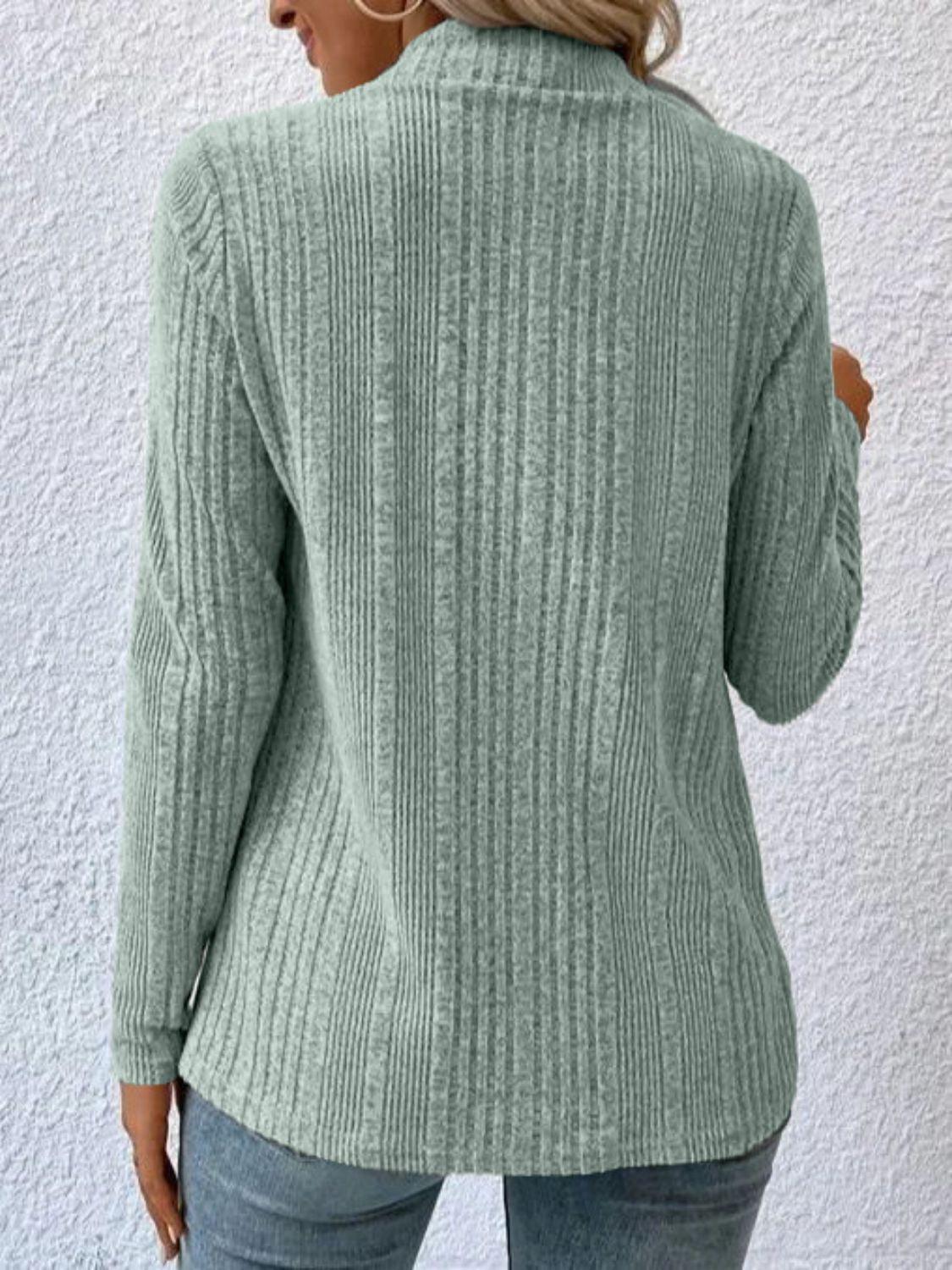 Open Front Long Sleeve Cardigan Carauana Store