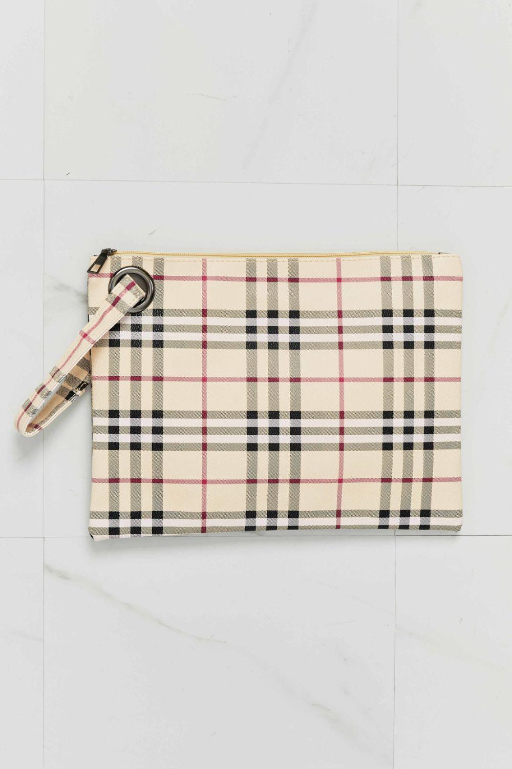 Carry Your Love Plaid Wristlet Carauana Store
