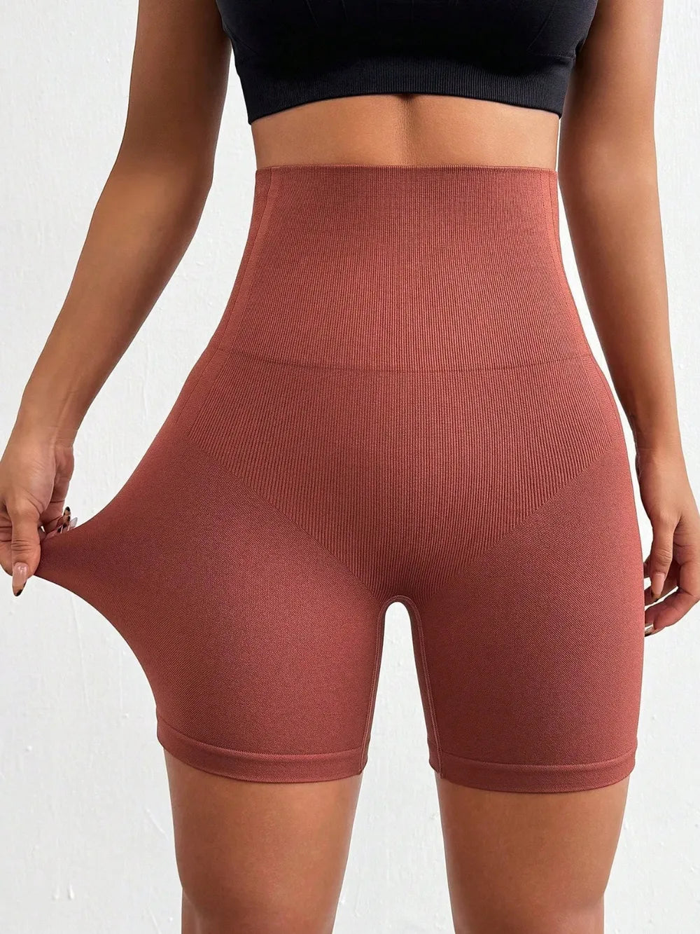 Seamless High Waist Active Shorts Carauana Store