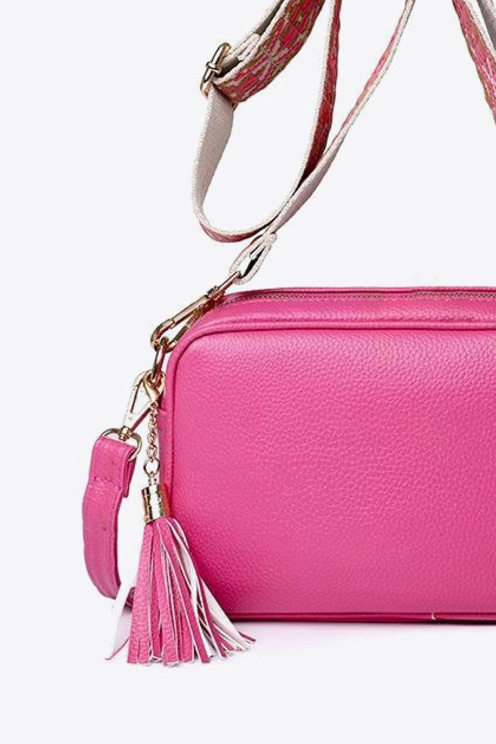 PU Leather Tassel Crossbody Bag Carauana Store