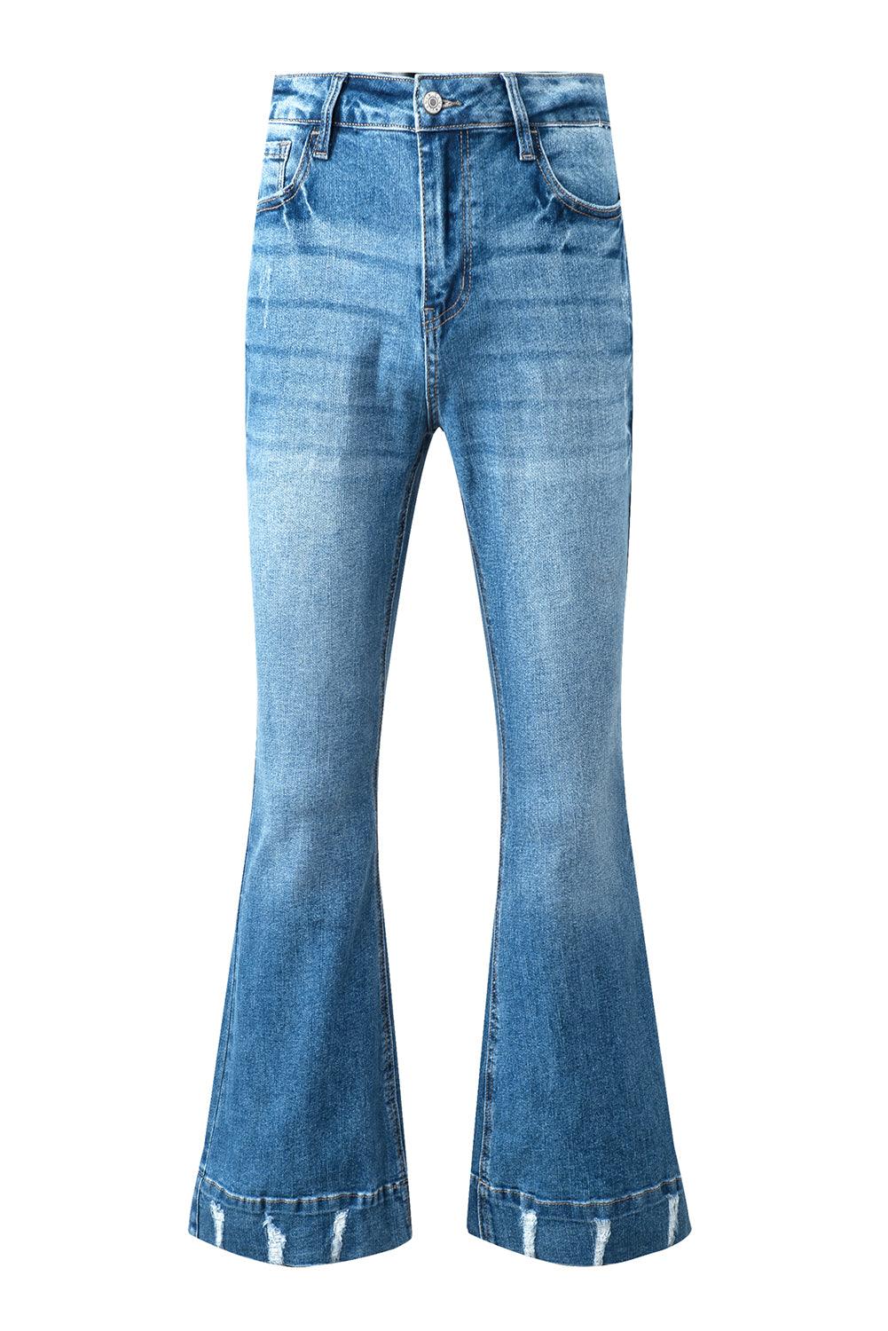 Cat's Whisker Bootcut Jeans with Pockets Carauana Store