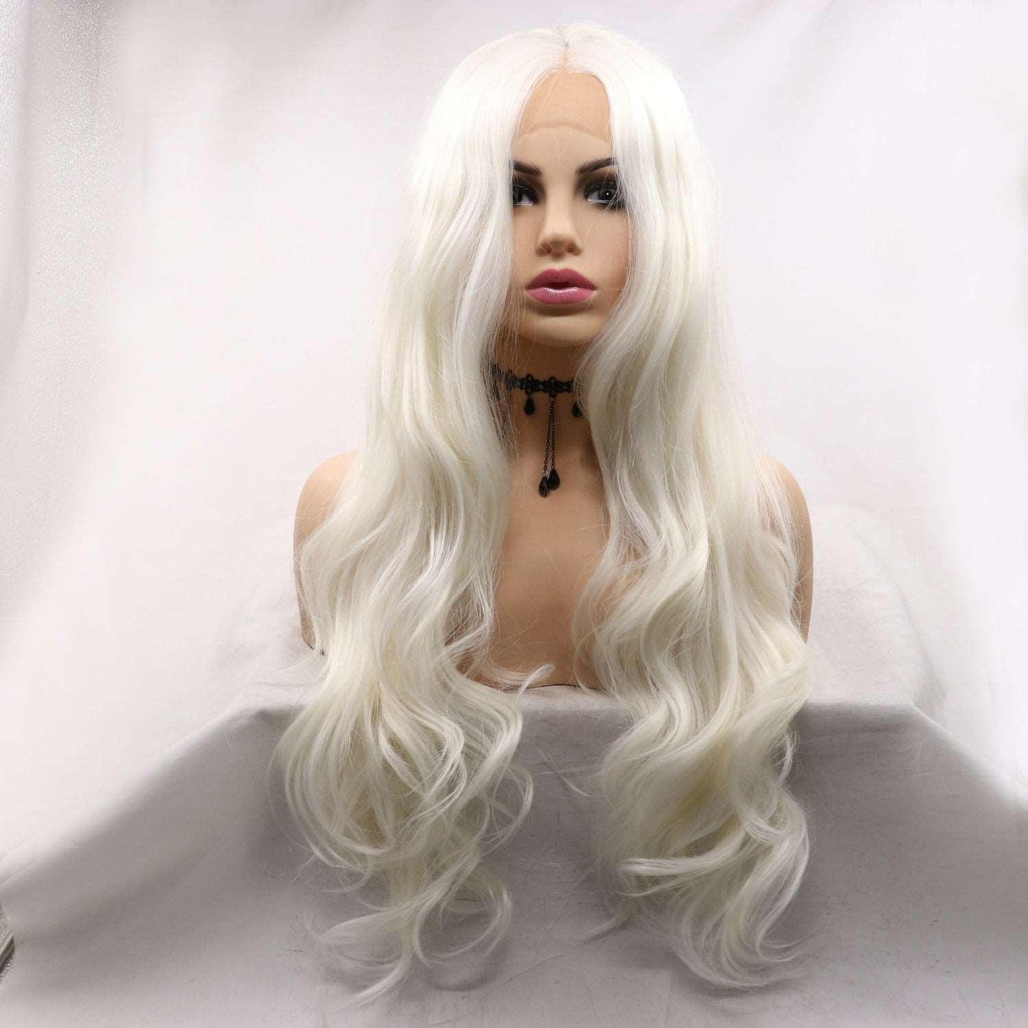 13*3" Lace Front Wigs Synthetic Long Wavy 24" 130% Density Carauana Store
