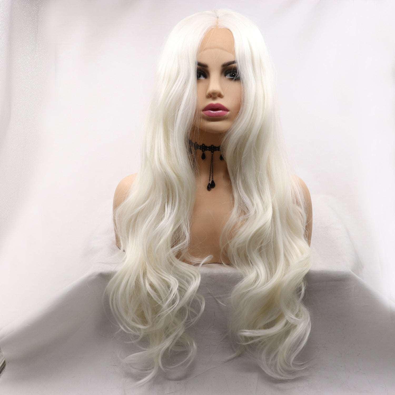 13*3" Lace Front Wigs Synthetic Long Wavy 24" 130% Density Carauana Store