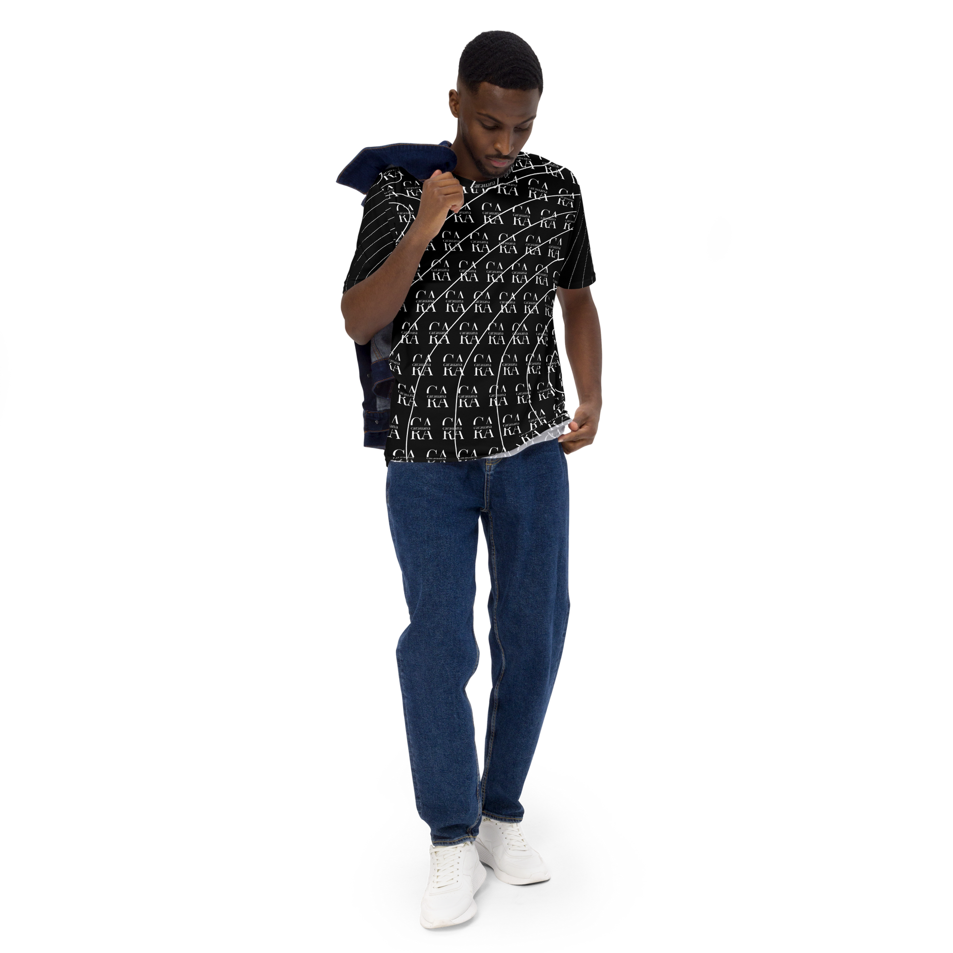 CaRaUaNa Men's t-shirt black LUX Carauana Store
