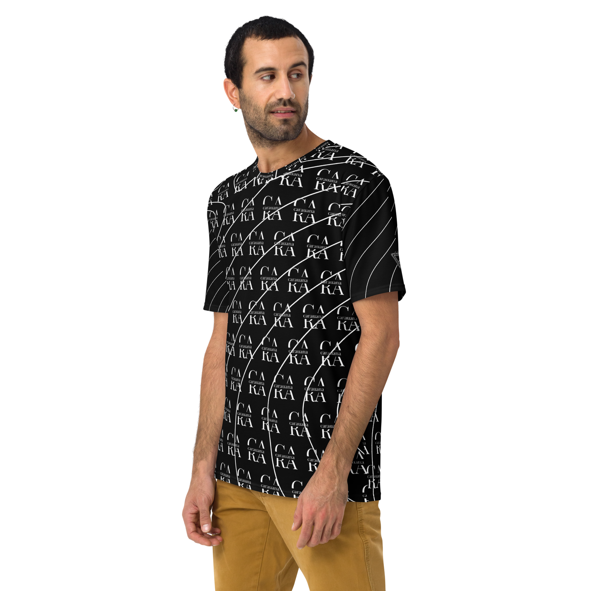 CaRaUaNa Men's t-shirt black LUX Carauana Store