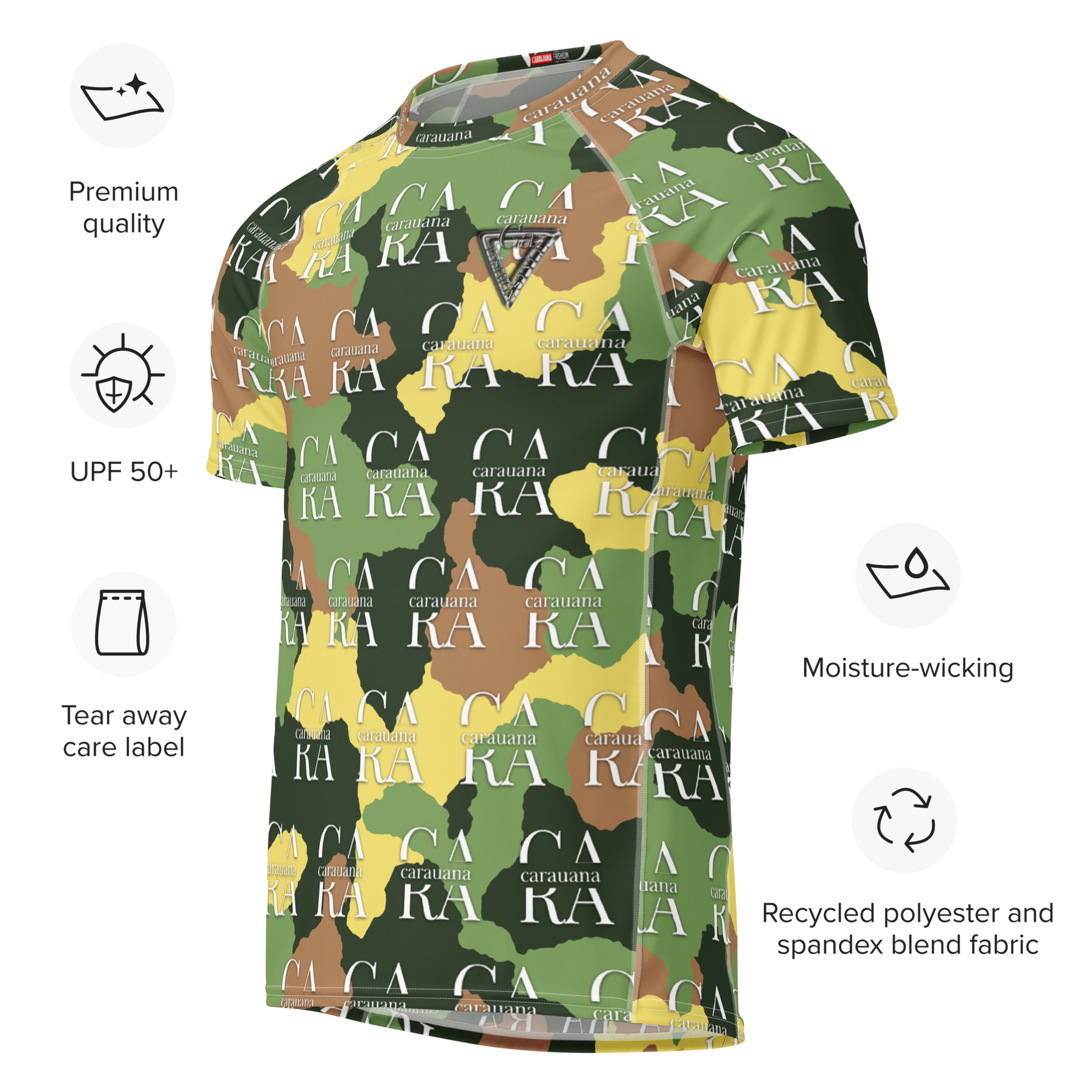 Original CaRaUaNa Rash Guard Camouflage V48 Carauana Store