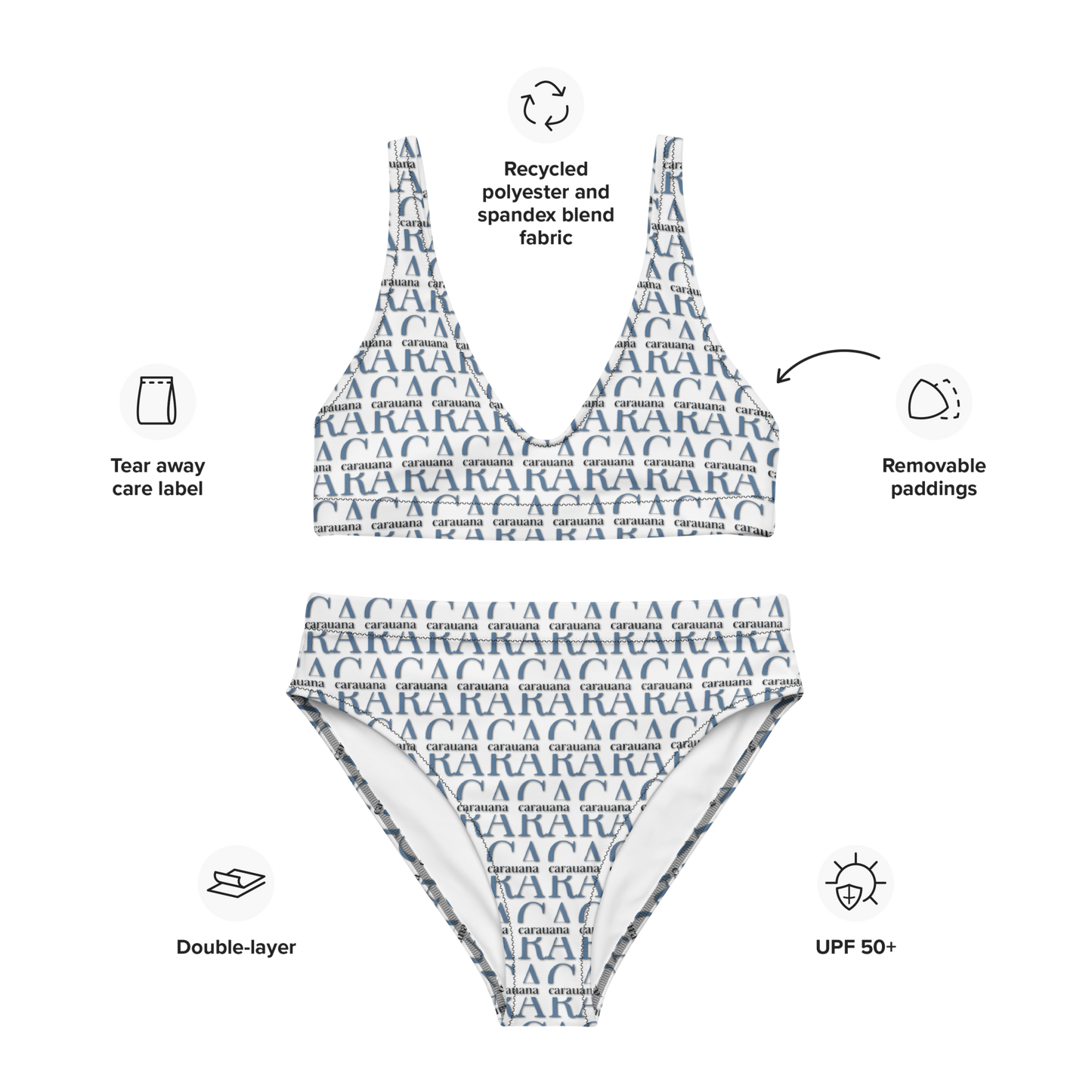 Original CaRaUaNa Costume Sets White Blue Carauana Store