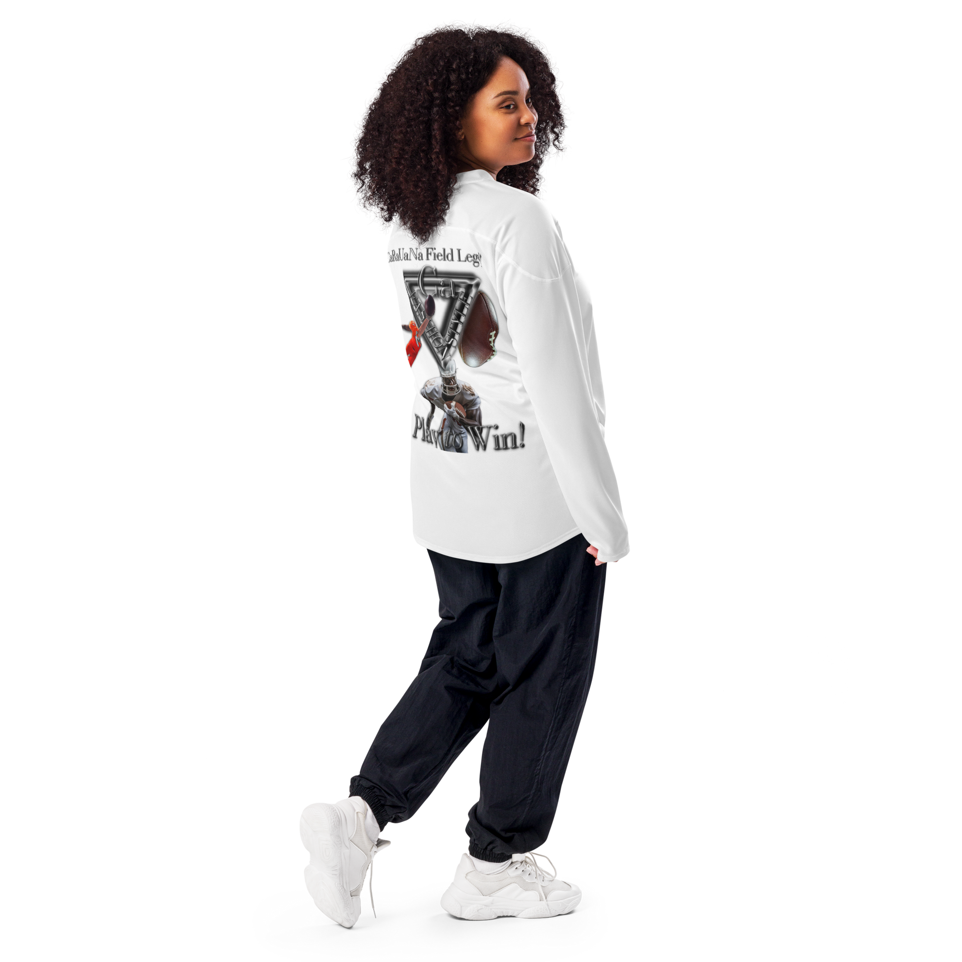 ๐ Sweatshirt CaRaUaNa american football white Carauana Store