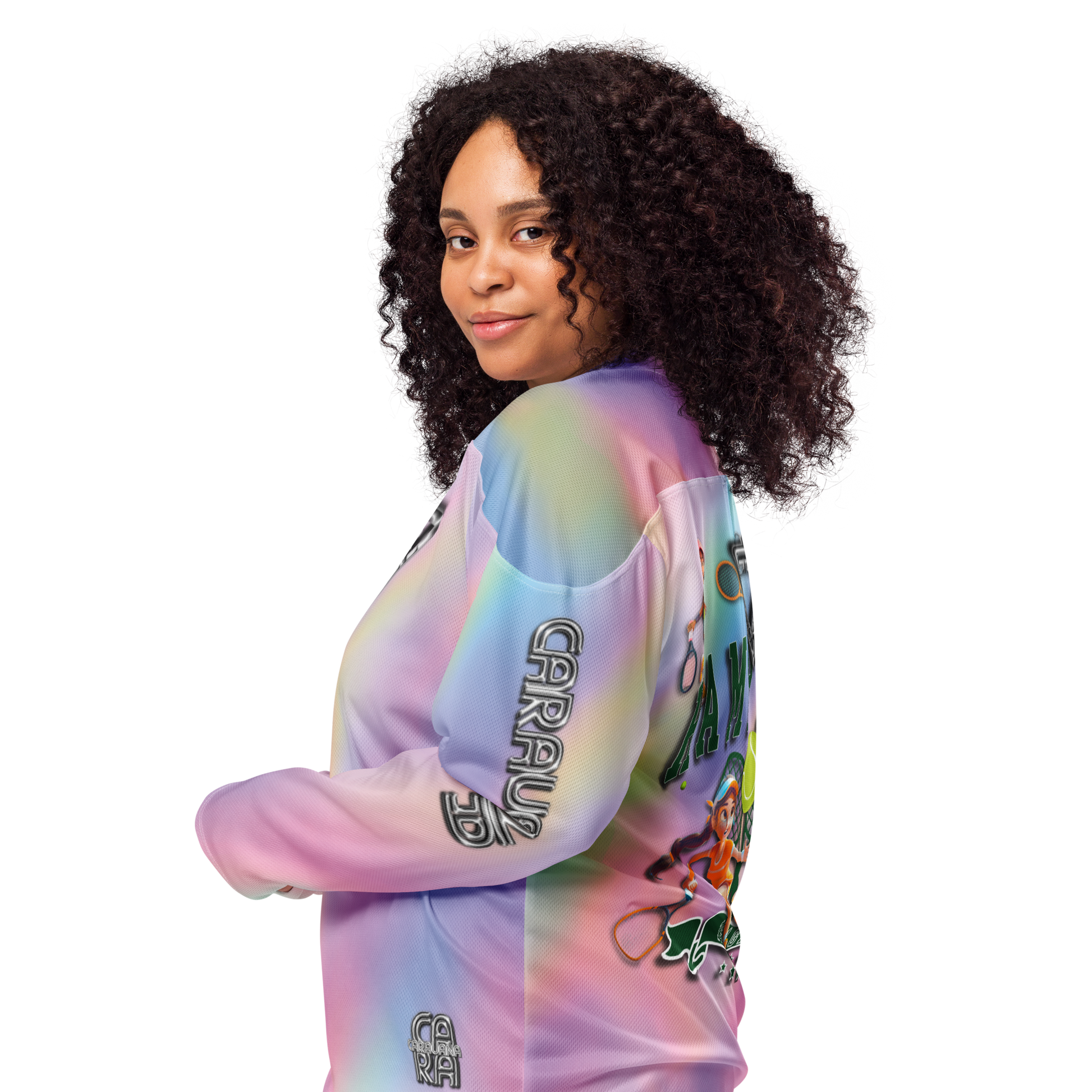 🥎 Premium® CaRaUaNa Tennis Sweatshirt – Gradient Carauana Store