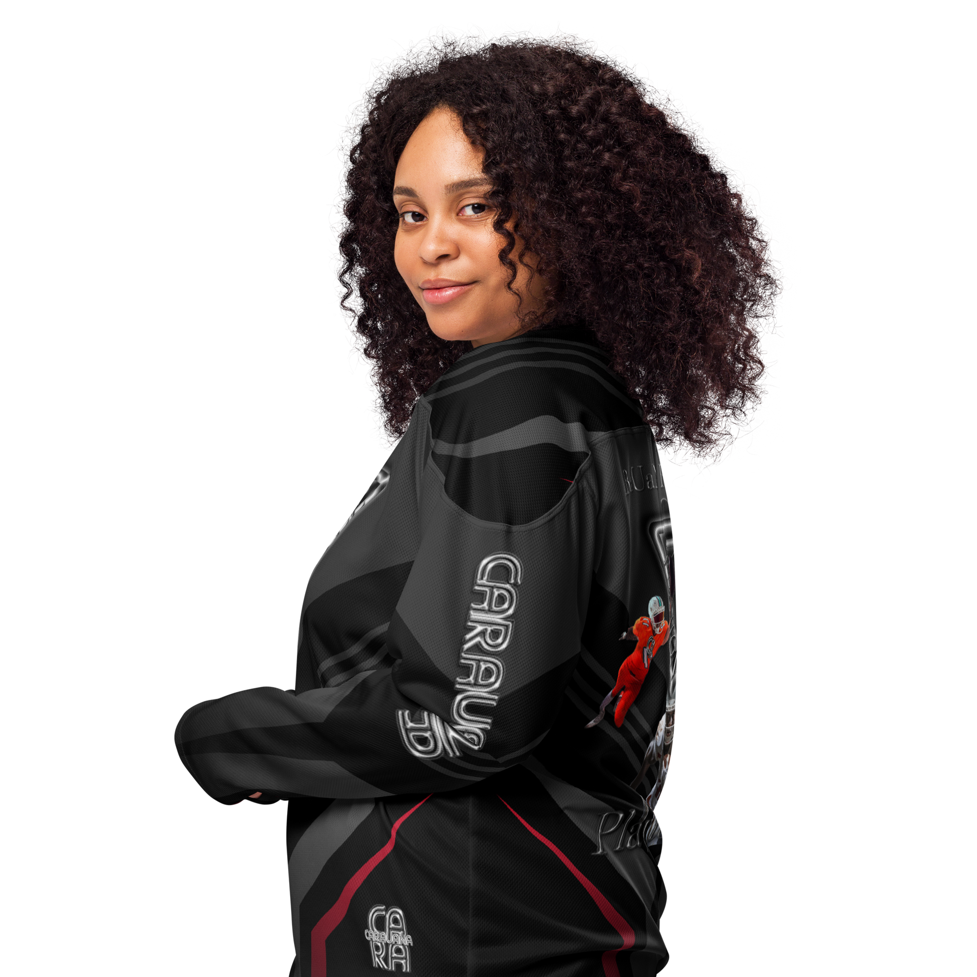 ๐ CaRaUaNa American Football Sweatshirt โ Grey Carauana Store