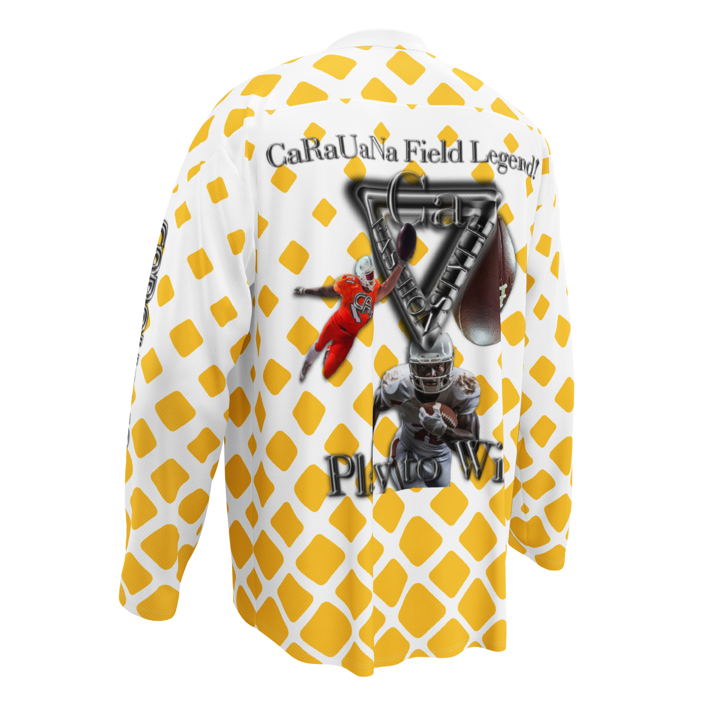 ๐ CaRaUaNa American Football Sweatshirt โ Orange Edition Carauana Store