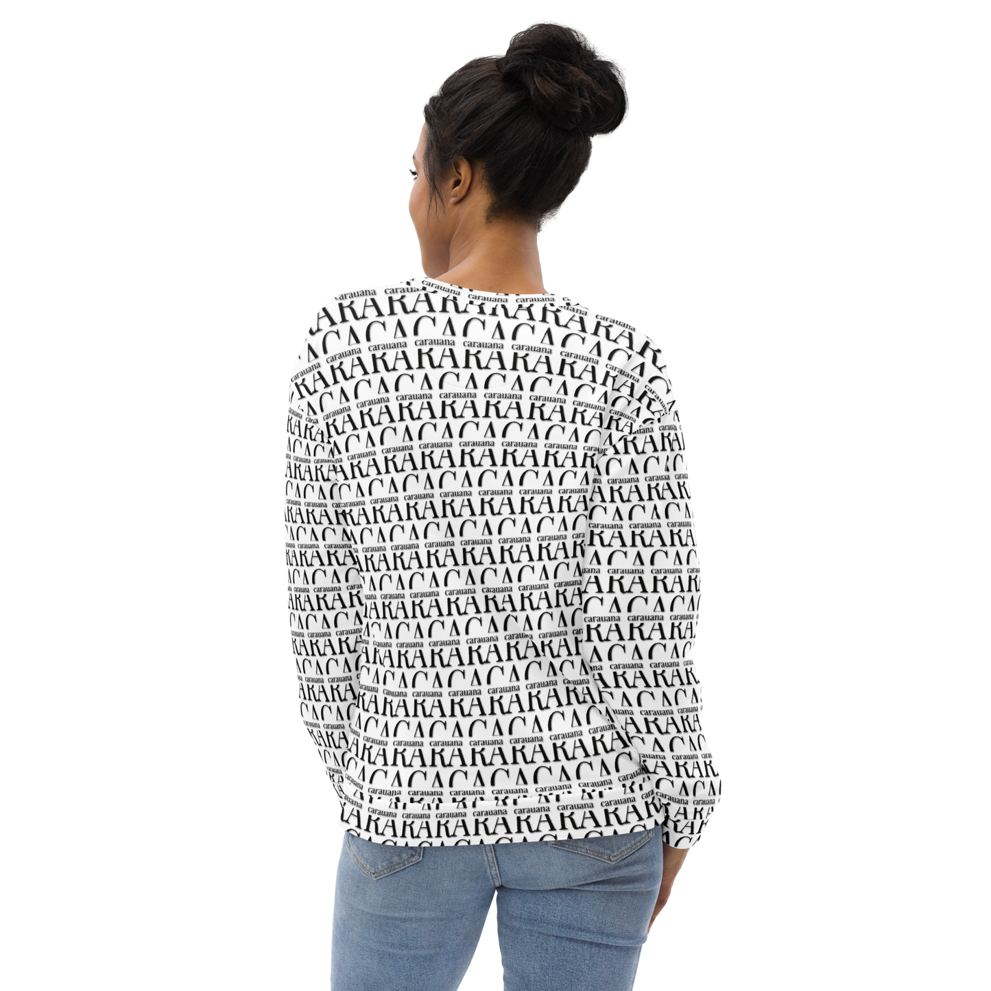 Premium Sweatshirt CaRaUaNa Unisex Black Logo Carauana Store