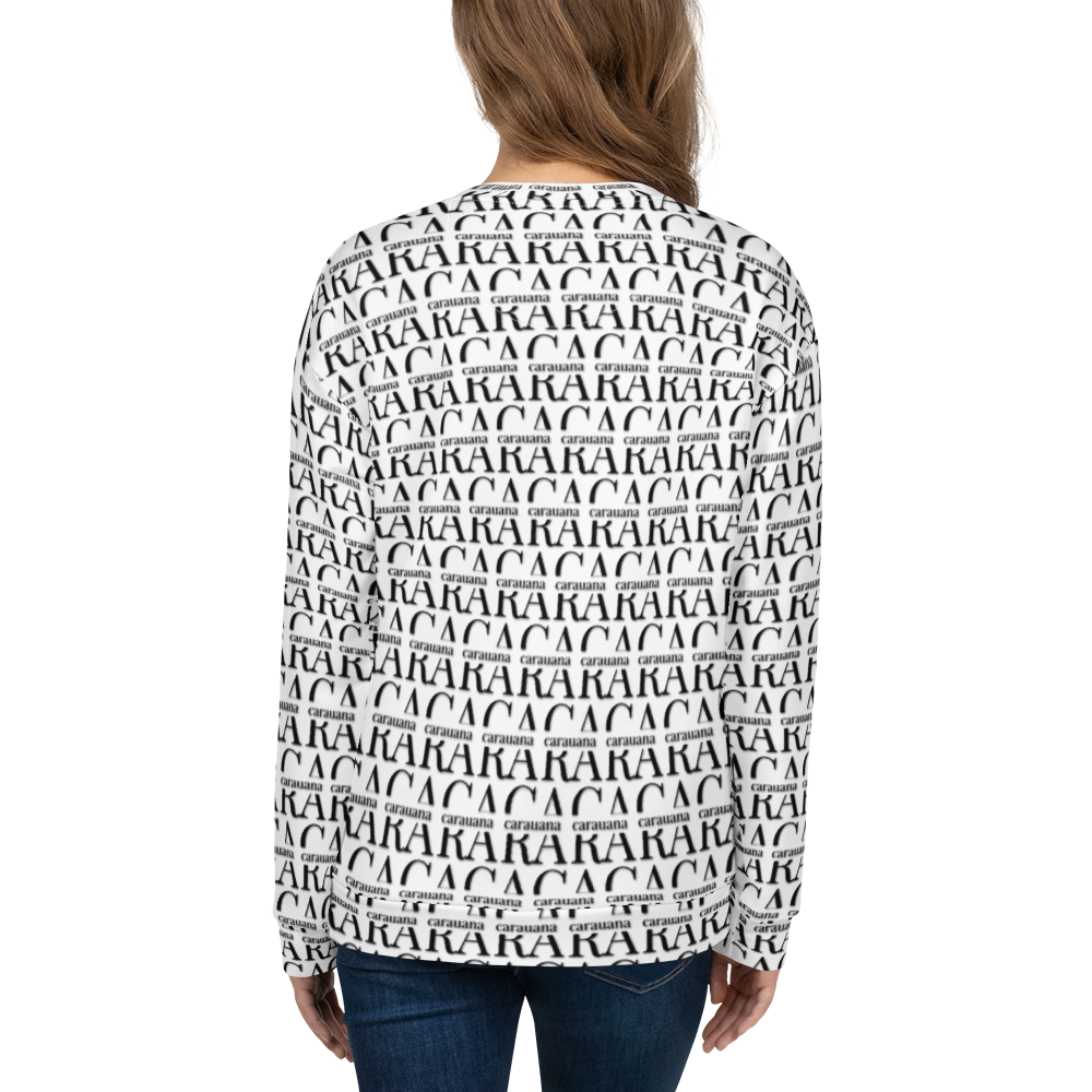 Premium Sweatshirt CaRaUaNa Unisex Black Logo Carauana Store
