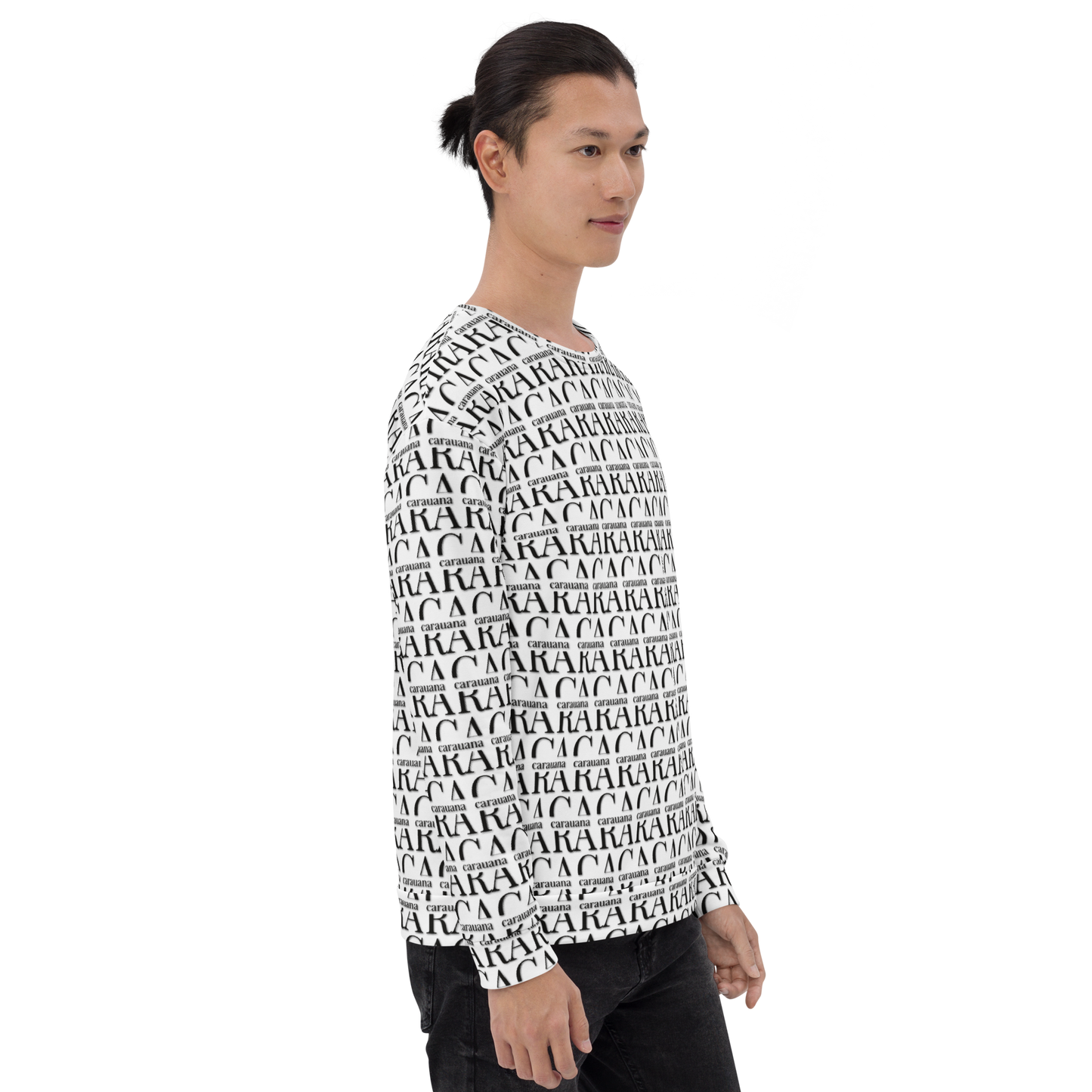 Premium Sweatshirt CaRaUaNa Unisex Black Logo Carauana Store