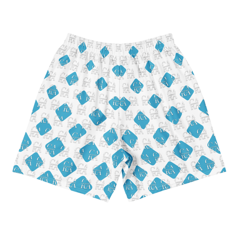 Unisex Athletic Long Shorts CaRaUaNa Cube Style