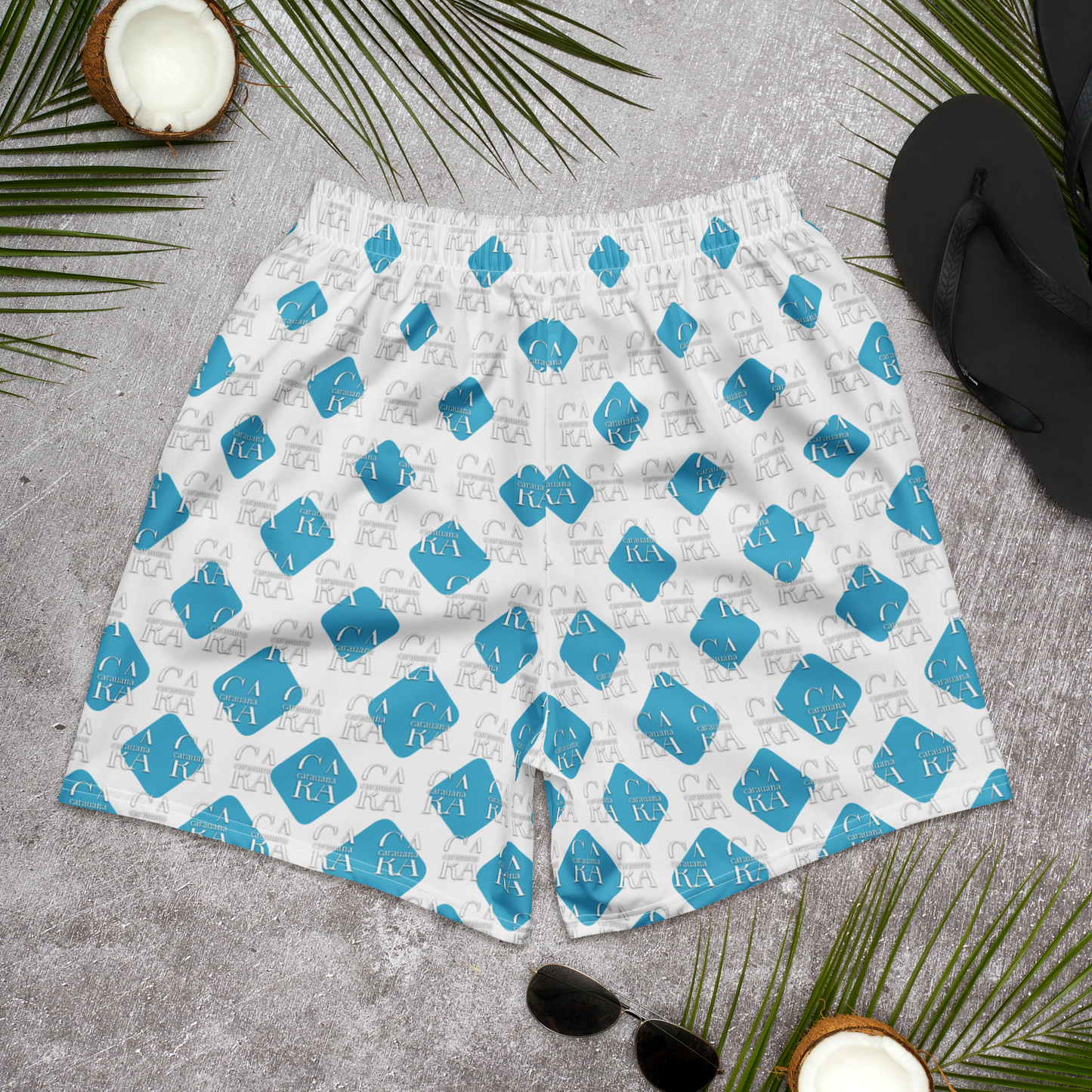 Unisex Athletic Long Shorts CaRaUaNa Cube Style Carauana Store