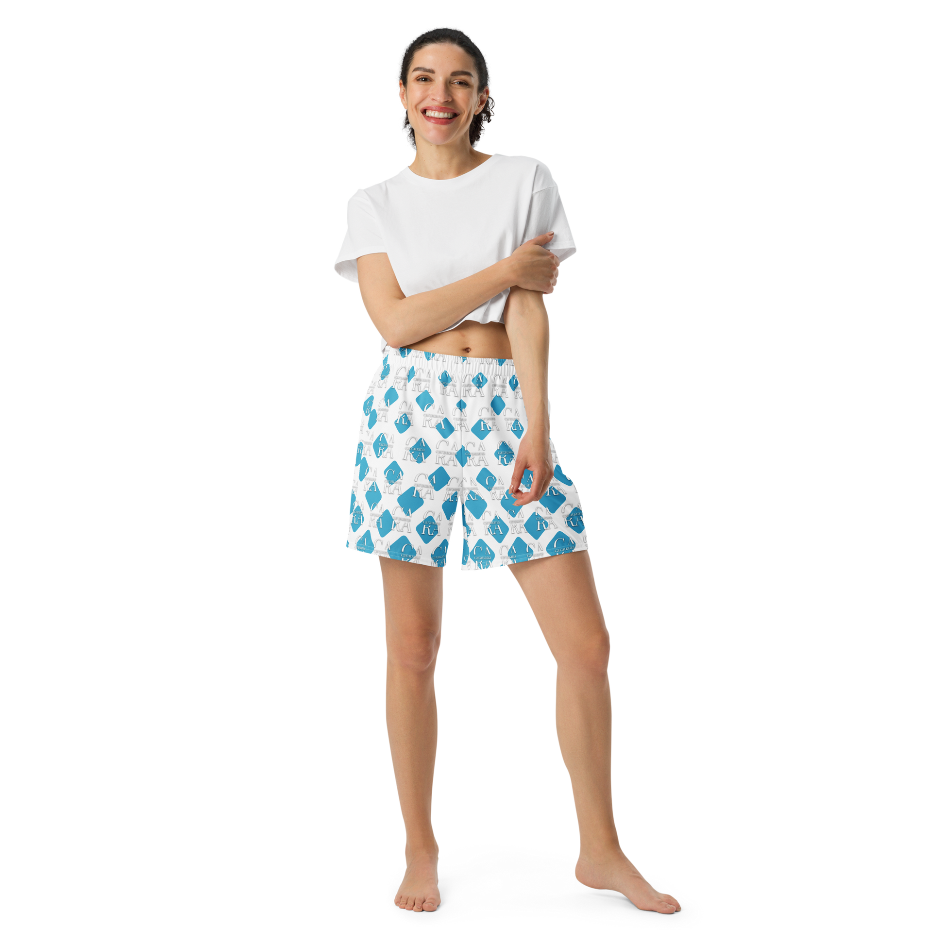 Unisex Athletic Long Shorts CaRaUaNa Cube Style Carauana Store