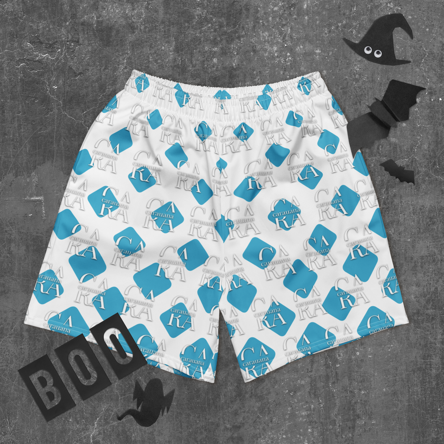 Unisex Athletic Long Shorts CaRaUaNa Cube Style Carauana Store