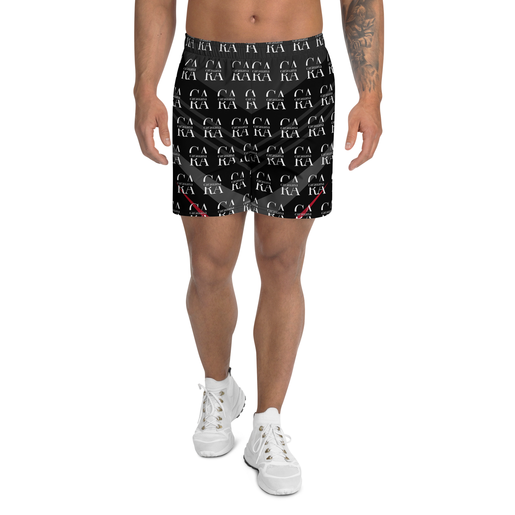 CaRaUaNa Athletic Shorts Unisex black Elegant Carauana Store