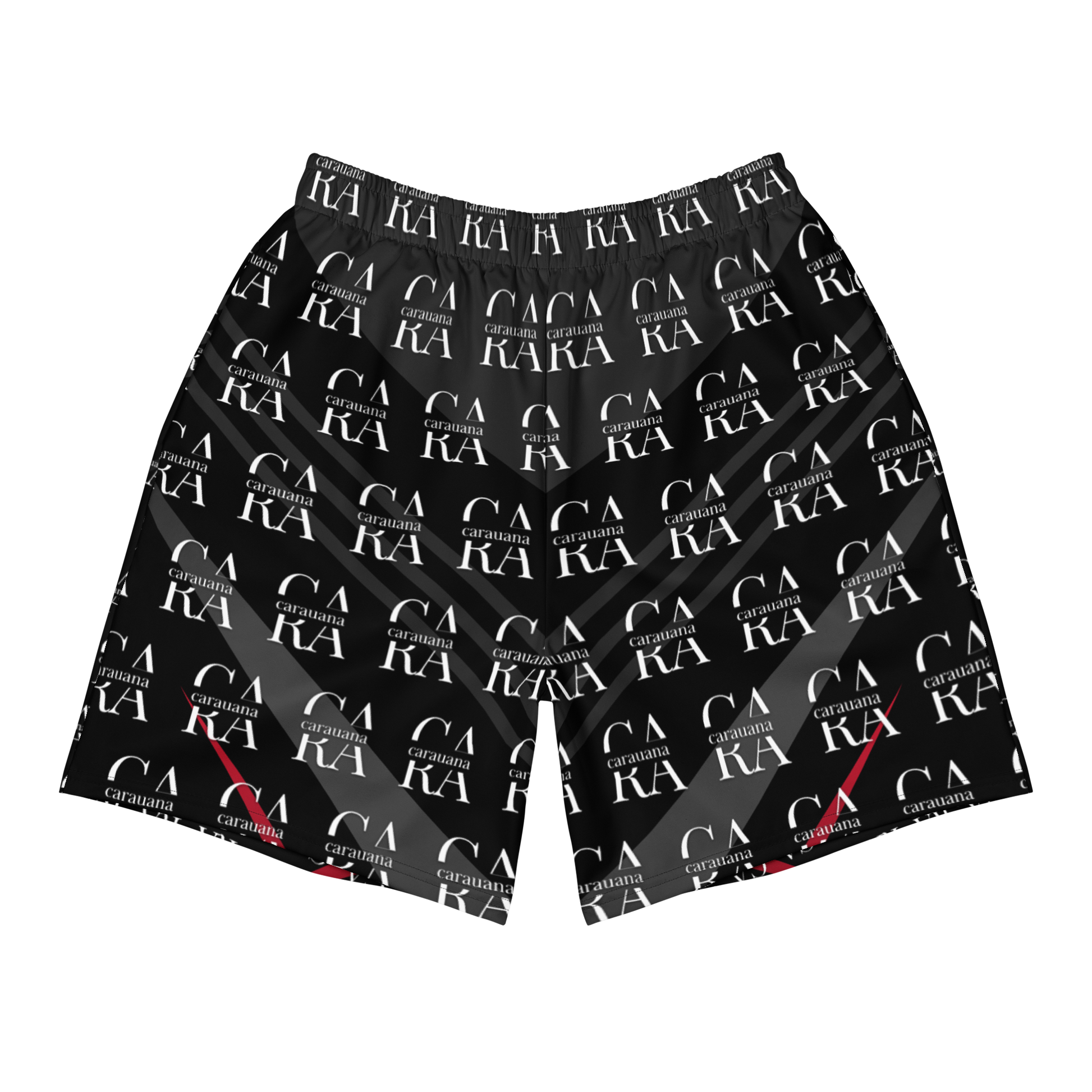 CaRaUaNa Athletic Shorts Unisex black Elegant Carauana Store