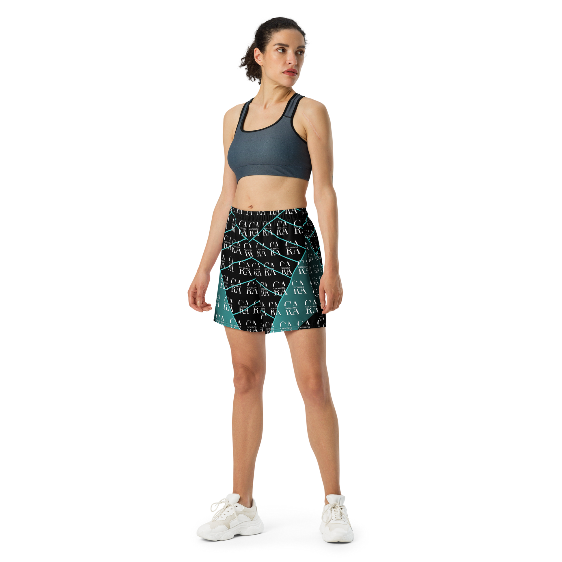 CaRaUaNa Athletic Shorts Unisex Green Famous Carauana Store