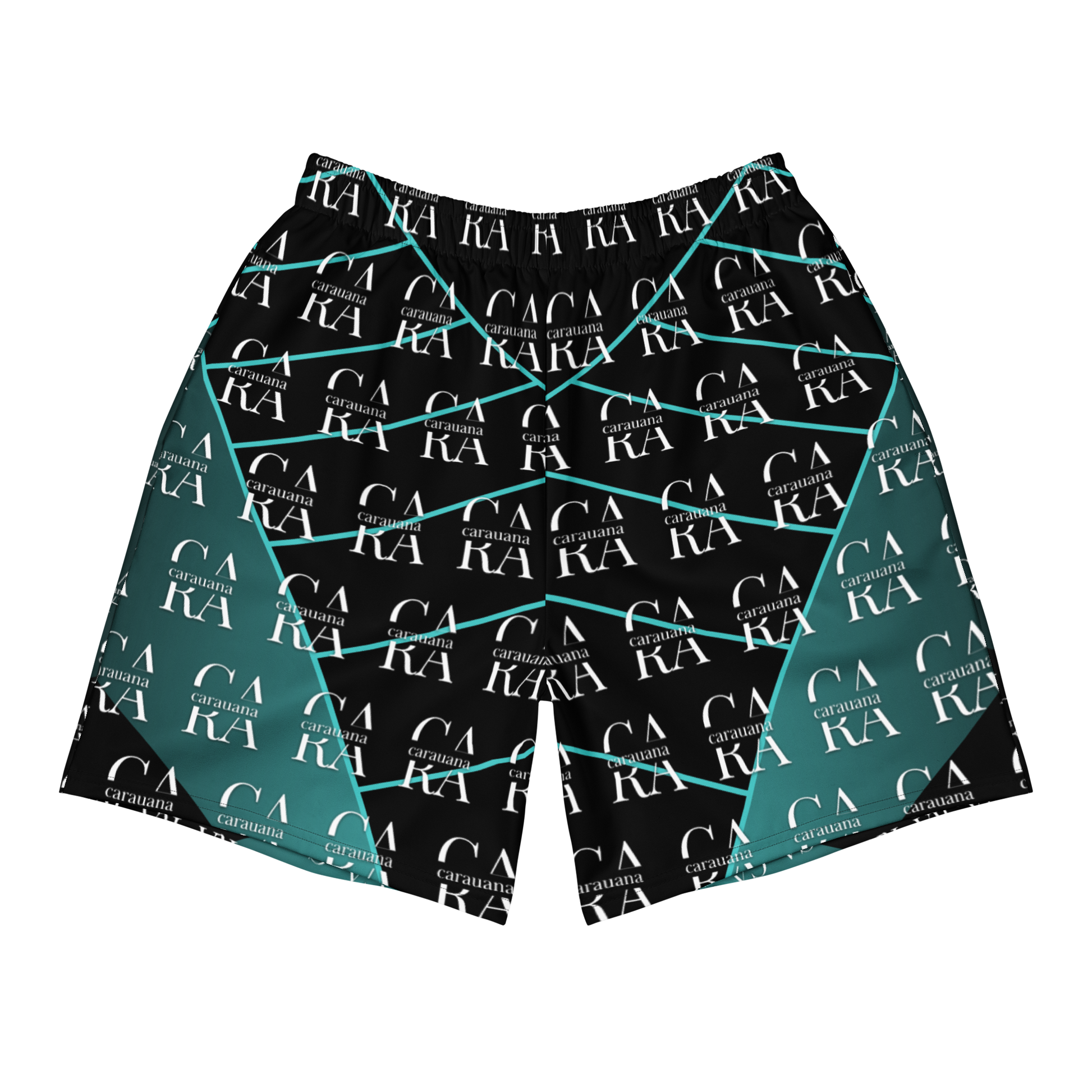 CaRaUaNa Athletic Shorts Unisex Green Famous Carauana Store