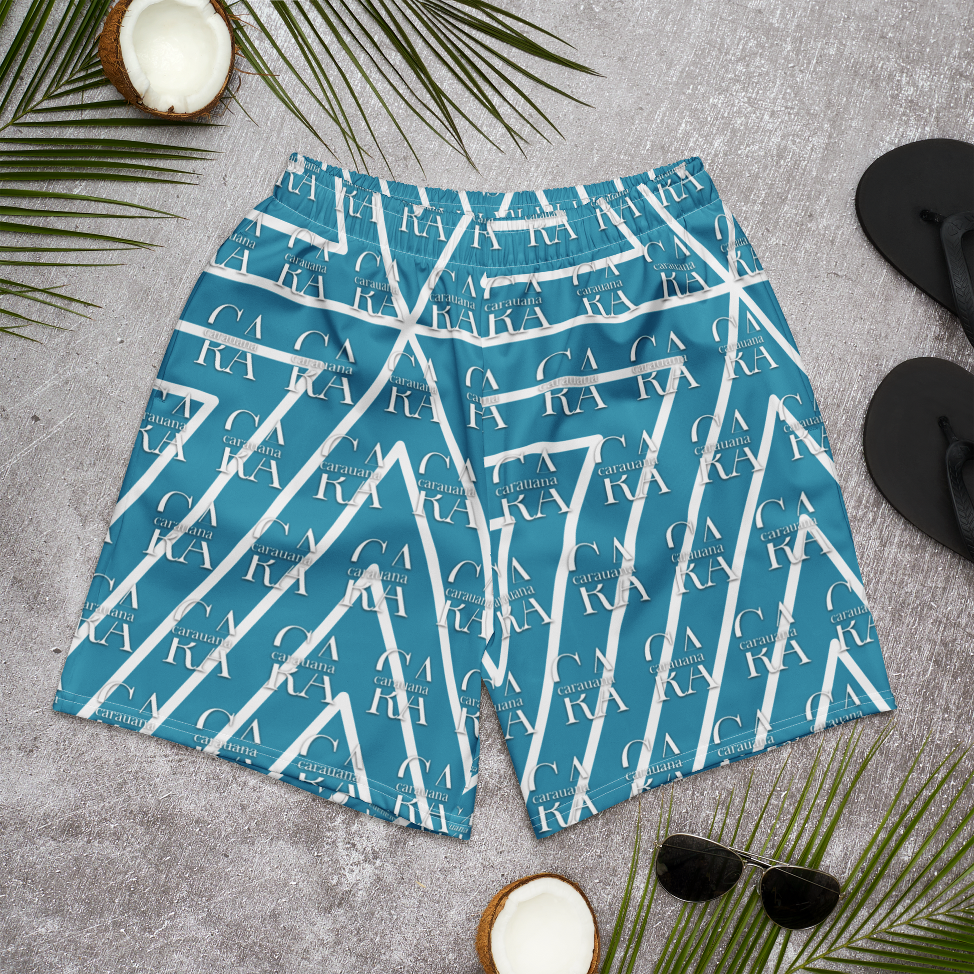 CaRaUaNa Athletic Shorts Unisex angles Carauana Store
