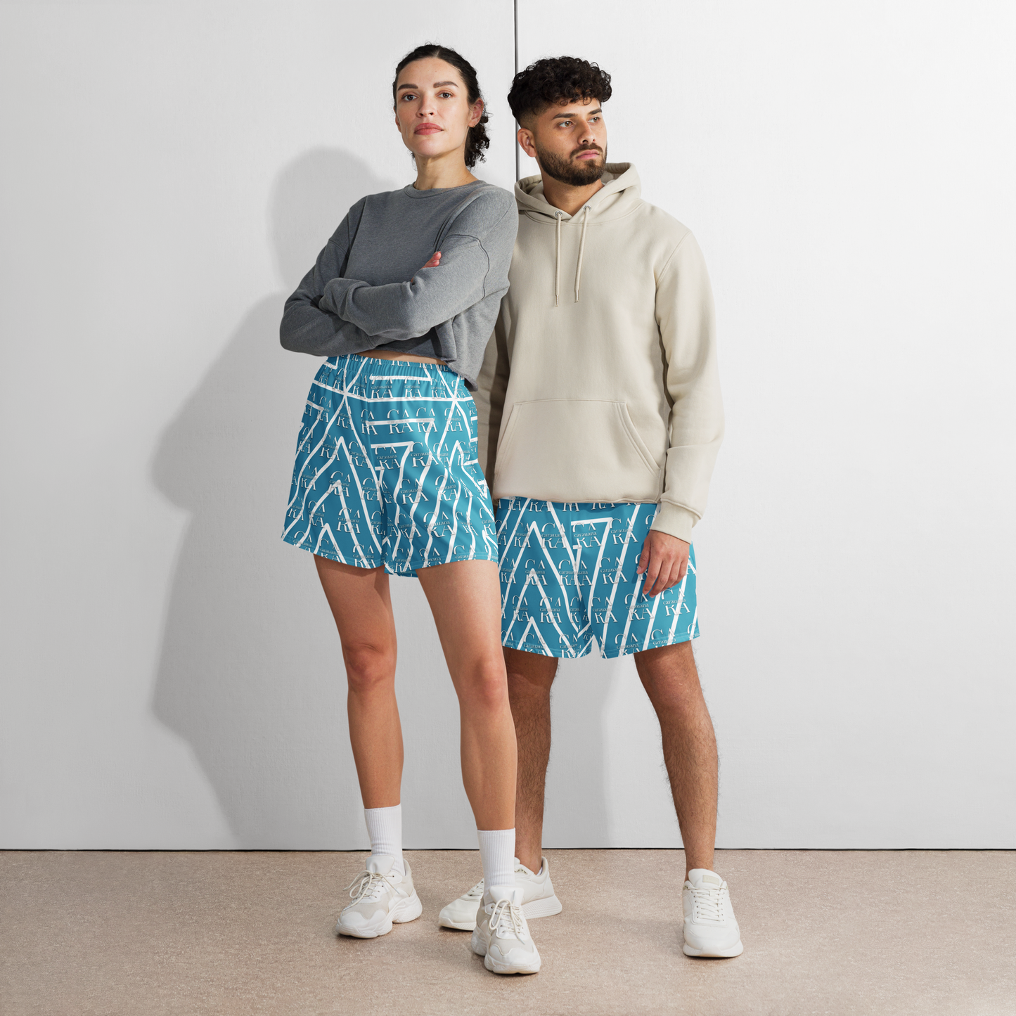 CaRaUaNa Athletic Shorts Unisex angles Carauana Store