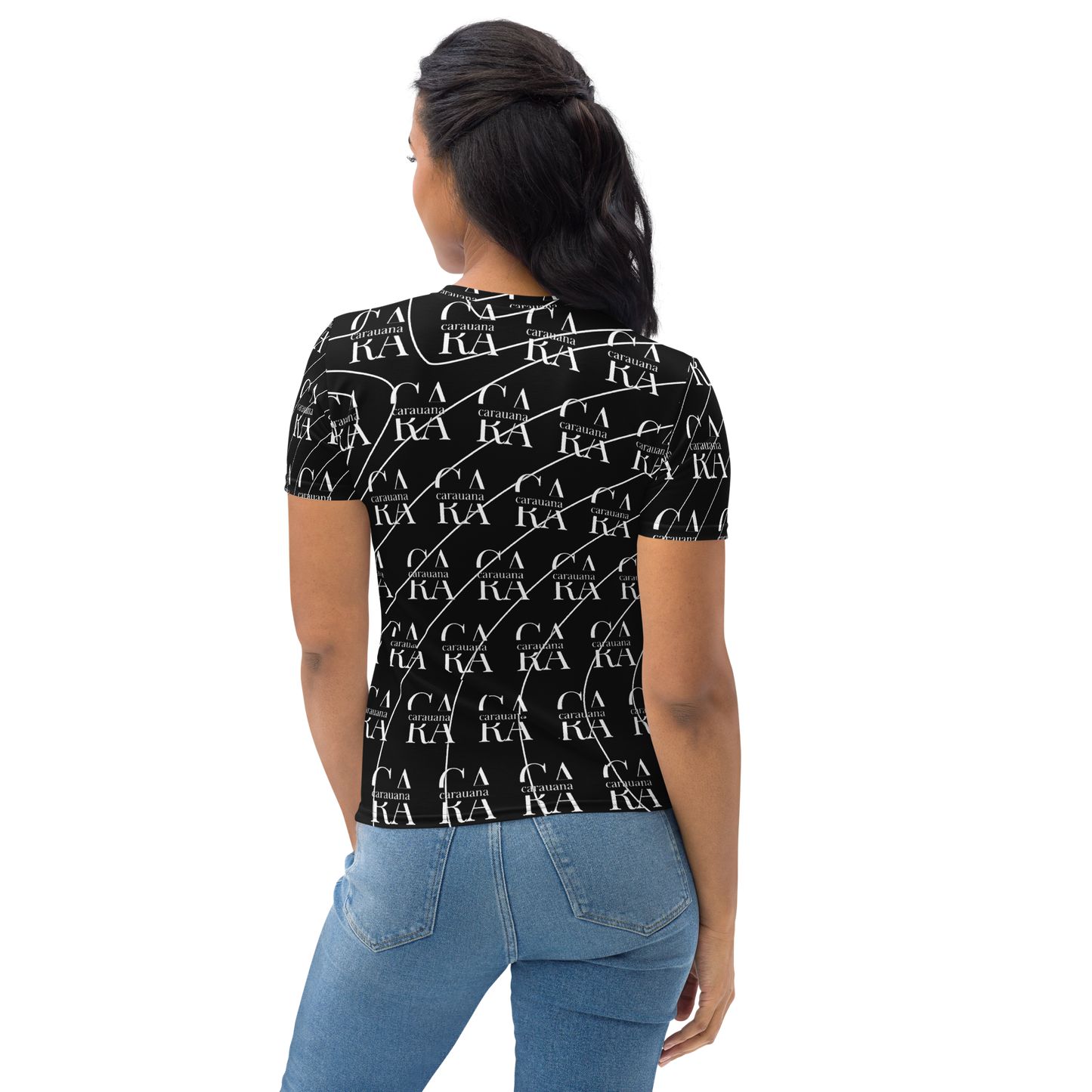 Women's T-shirt black LUX Carauana Store