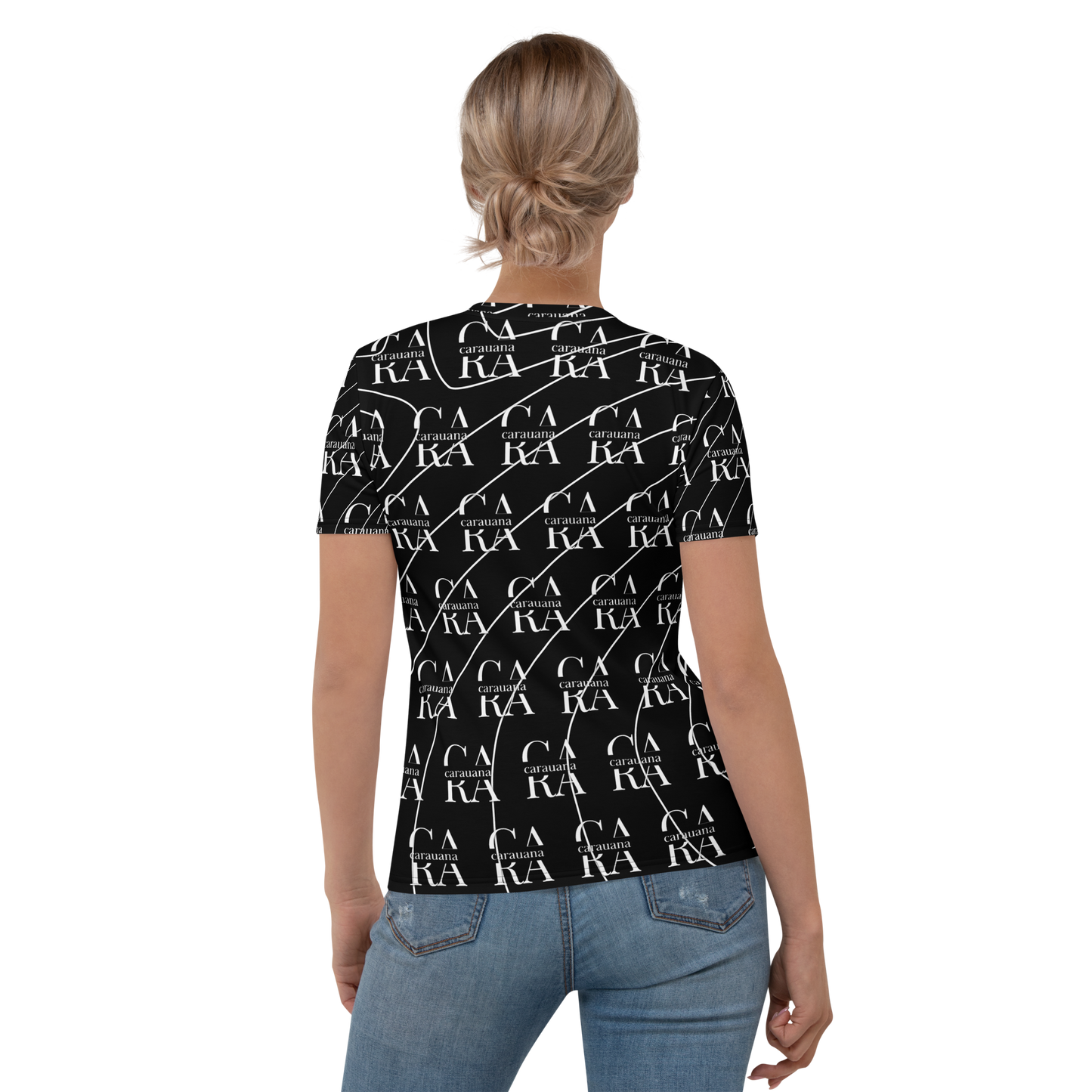 Women's T-shirt black LUX Carauana Store