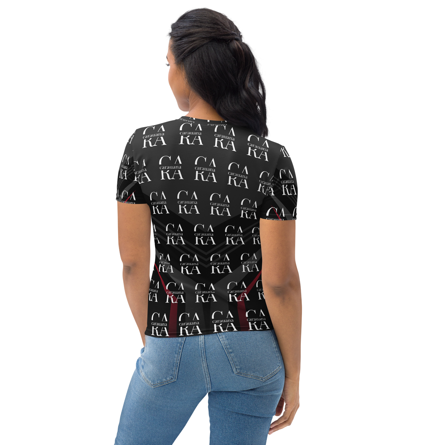 Women's T-shirt black Elegant Carauana Store