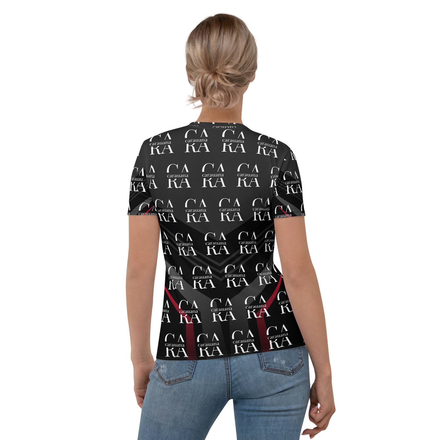 Women's T-shirt black Elegant Carauana Store