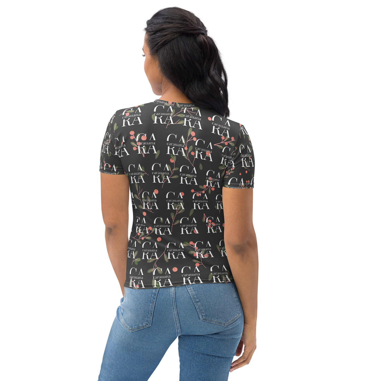 Women's T-shirt Black fruit Carauana Store