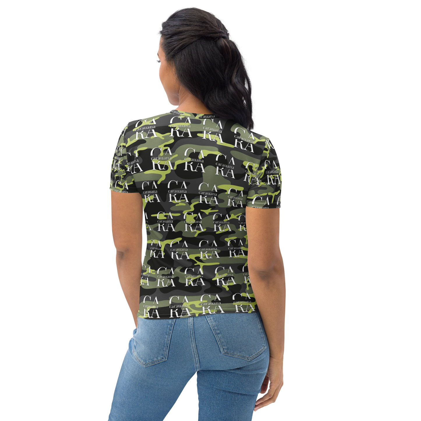 Women's T-shirt Green ARMY Carauana Store