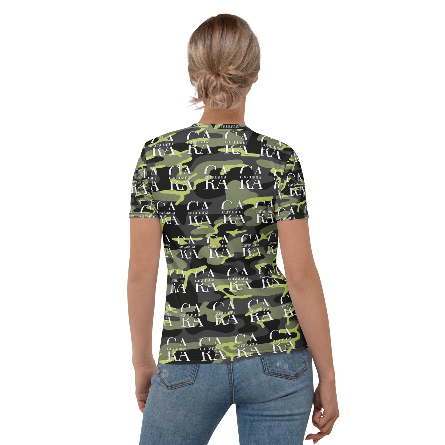 Women's T-shirt Green ARMY Carauana Store
