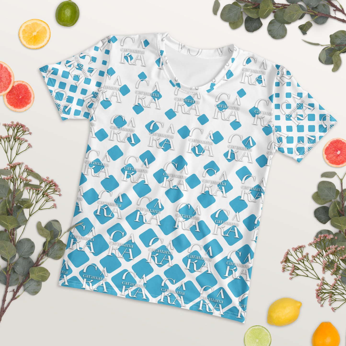 👕 CaRaUaNa Women's T-shirt Cube Style Carauana Store