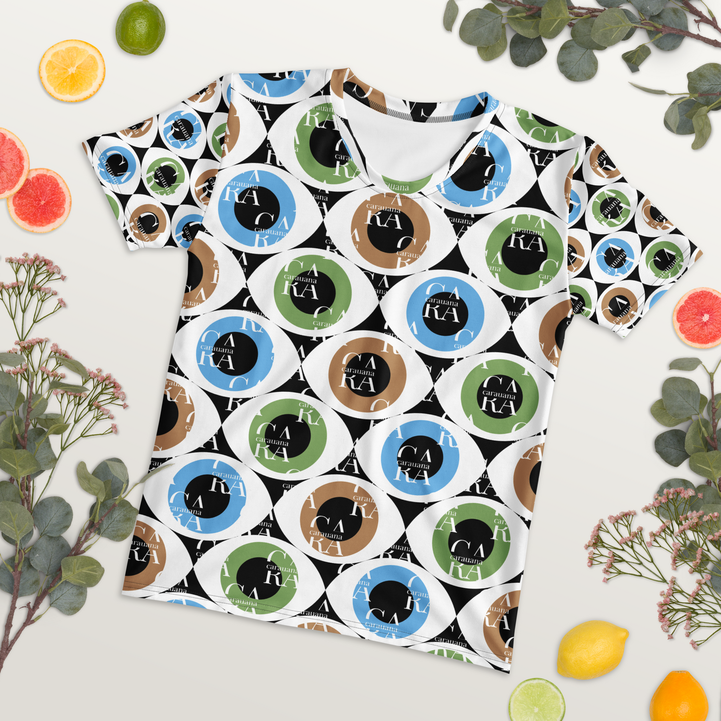 Women's T-shirt Pattern EYE Carauana Store