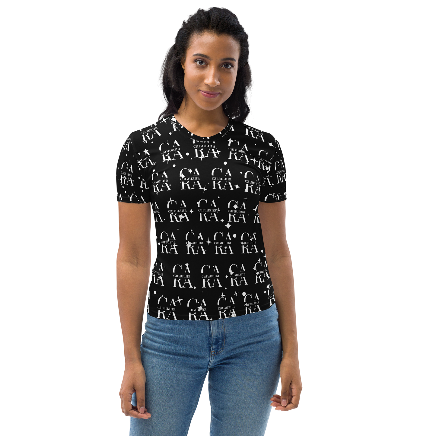 Women's T-shirt black VIP Carauana Store
