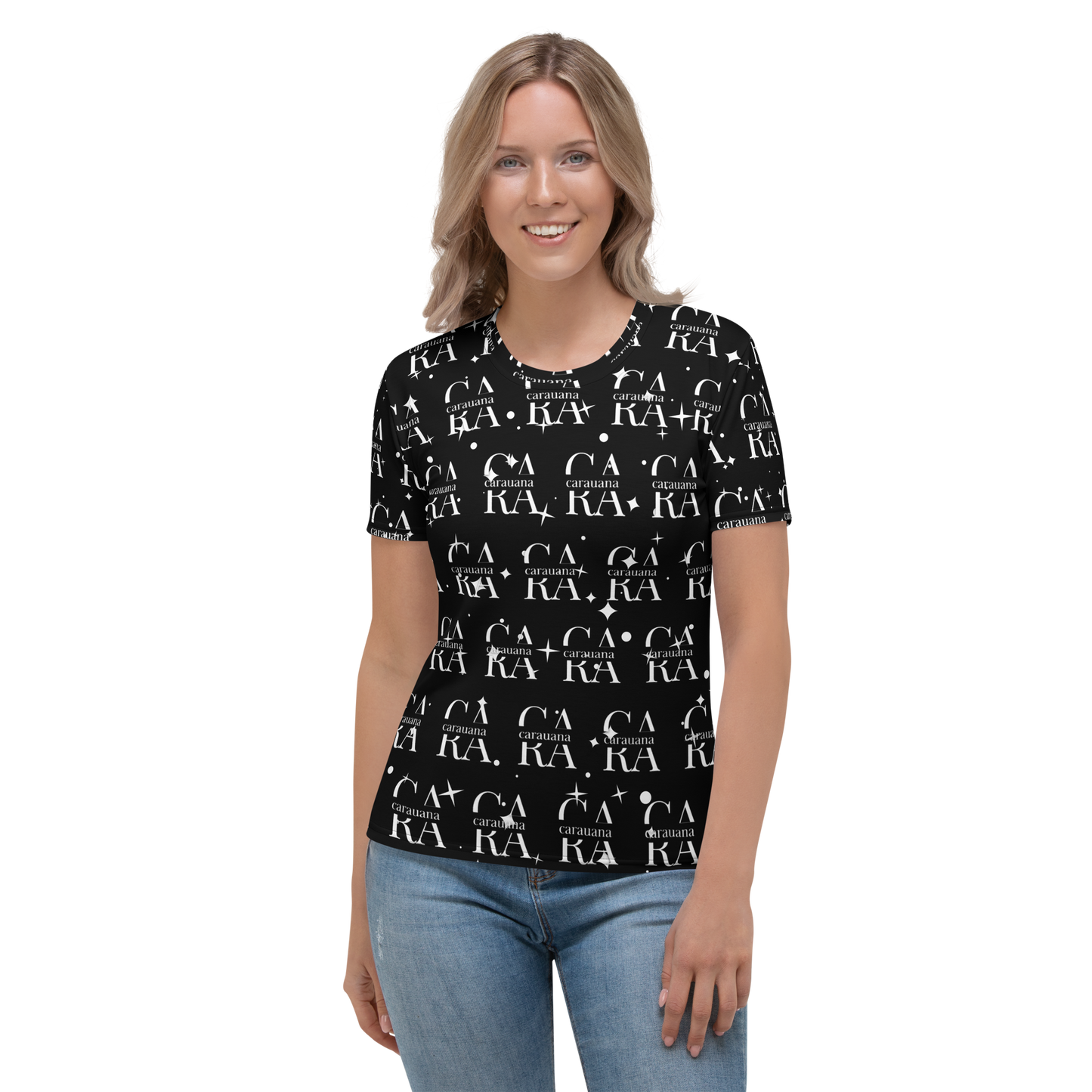 Women's T-shirt black VIP Carauana Store