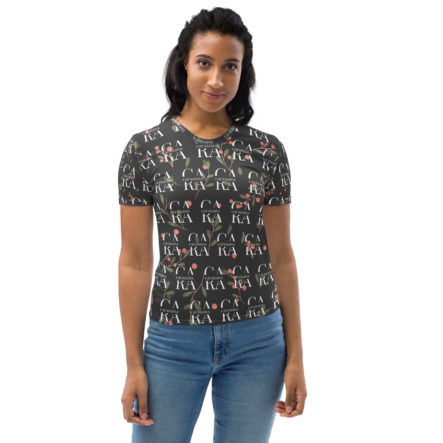 Women's T-shirt Black fruit Carauana Store
