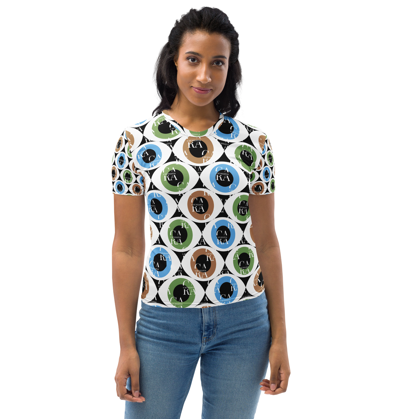 Women's T-shirt Pattern EYE Carauana Store