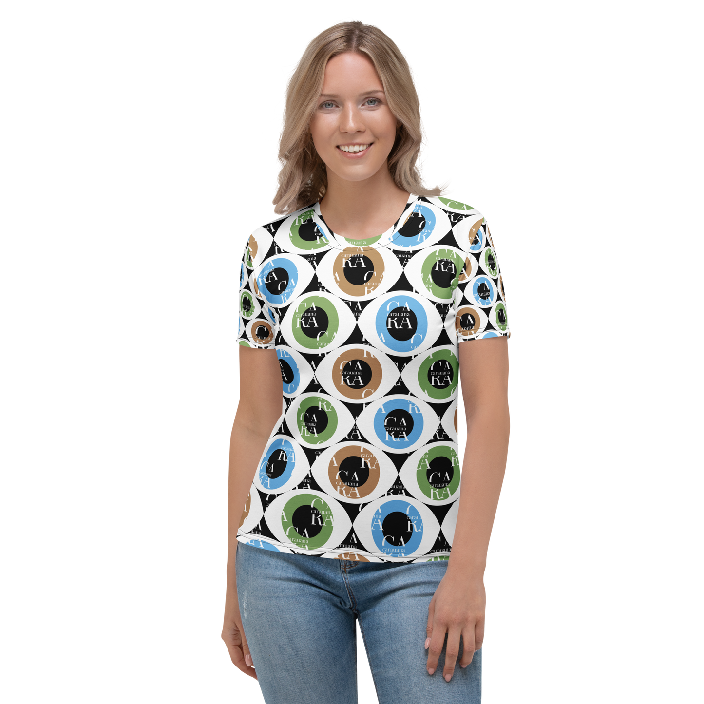 Women's T-shirt Pattern EYE Carauana Store